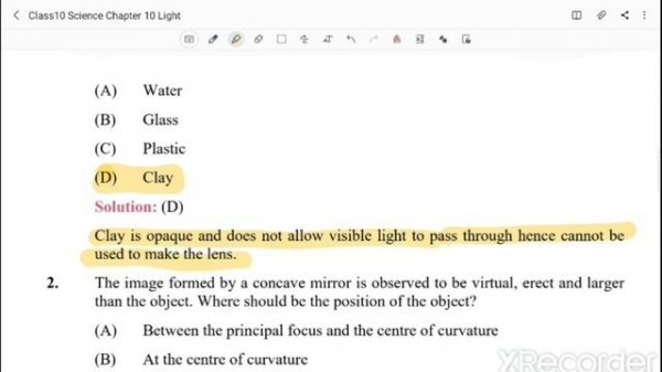 Class10 Science Chapter 10 Light: Reflection and Refraction Intext Ques+Exercise Solutions