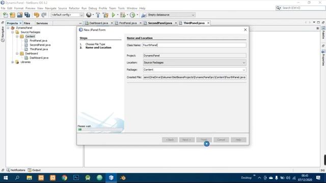 Membuat dynamic panel java Netbeans смотреть онлайн