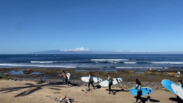 Tenerife - walk with me from Los Cristianos to Costa Adeje смотреть онлайн