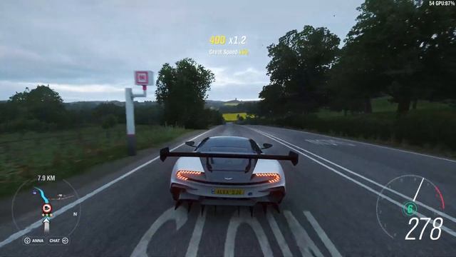 Forza Horizon 4 - 2016 Aston Martin Vulcan - Car Show Speed Jump Crash Test . 1440p 60fps. смотреть онлайн