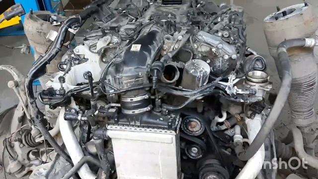 Ремонт турбины на Mercedes-Benz S-class 222 / Ремонт турбокомпрессора / Замена турбин на 276. смотреть онлайн