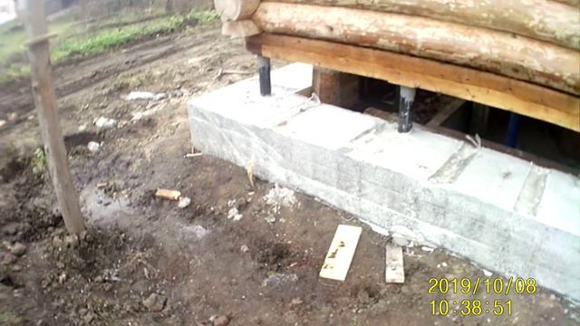 Фундамент Свайно-ростверковый с буронабивными сваями. смотреть онлайн