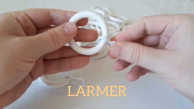 Кольца для карнизов D36 мм белые смотреть онлайн