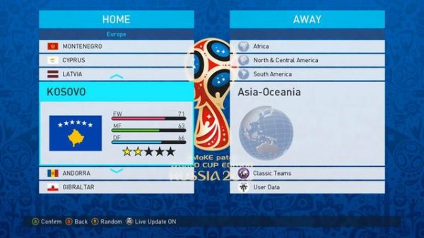 PES2018 (World Cup 2018 Edition) Smoke Patch