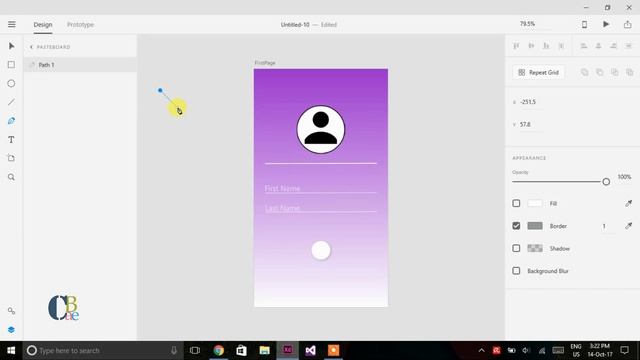 Adobe XD | UI | Attendance application | Part 1 смотреть онлайн