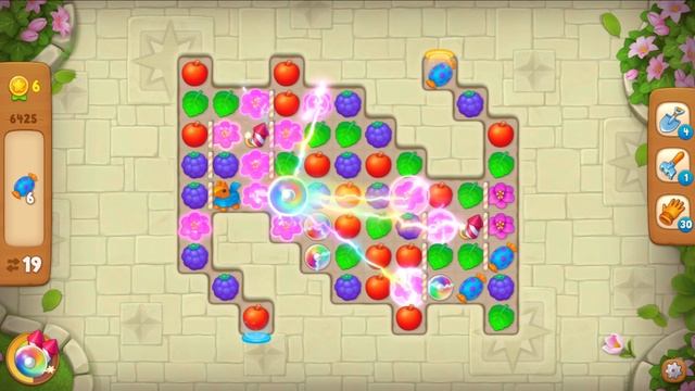 Gardenscapes Садовник Остин #607 (уровни 6418-6432) Завершение участка Сад Кальвадори смотреть онлайн