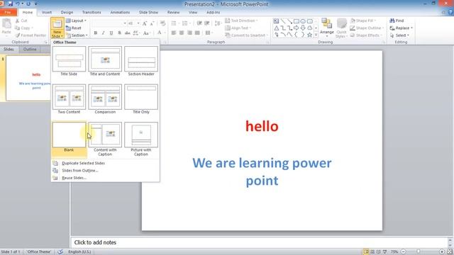 MS PowerPoint 2010 Introduction I File Tab I Home Tab I in Hindi #01 смотреть онлайн