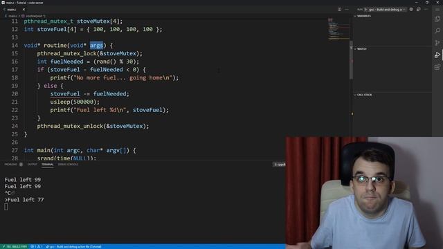 Practical example for pthread_mutex_trylock смотреть онлайн
