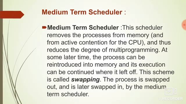 OS BCA -3 UNIT 2 Types of scheduler смотреть онлайн