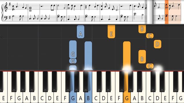 John Denver - Leaving On A Jet Plane | Easy Piano Tutorial + Sheet смотреть онлайн
