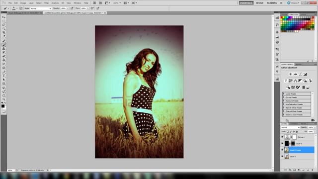 Photoshop tutorial: vintage effect смотреть онлайн