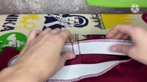 ЦЕЛЬНОКРОЕНЫЙ ПОЯС БРЮК/ПРИШИВАЕМ РЕЗИНКУ