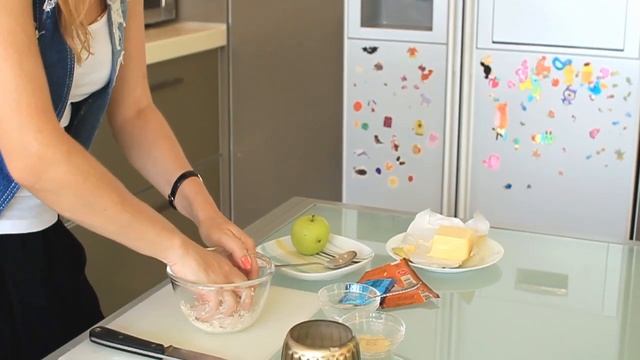 Рецепт от LILU ! Готовим "Яблочный крамбль"! смотреть онлайн