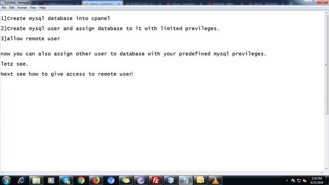 create mysql database|create user |assign database with previleges|Allow remote connection on cpane смотреть онлайн