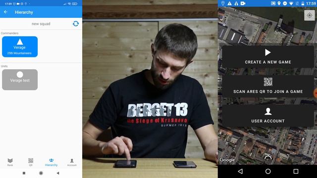 Ares Alpha App - QUICK GAME - AIRSOFT Tracker App