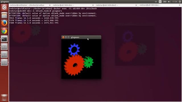 Docker LXC: Probando aceleración gráfica simultánea en varios contenedores смотреть онлайн