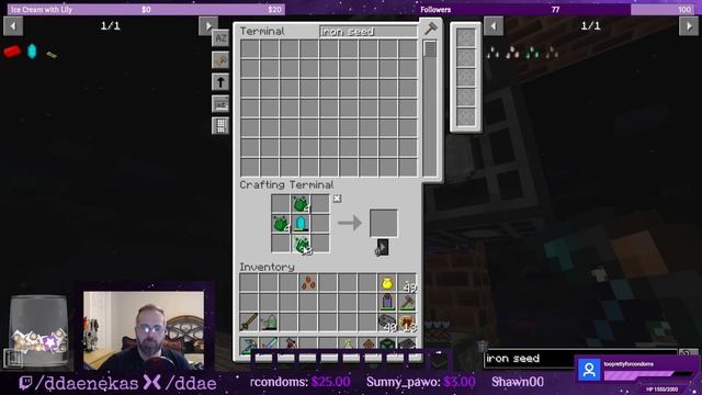 MC Eternal EP 5 - Agricraft Iron Farm! Crossbreeding Iron Seeds! 10 10 10 Seeds! смотреть онлайн