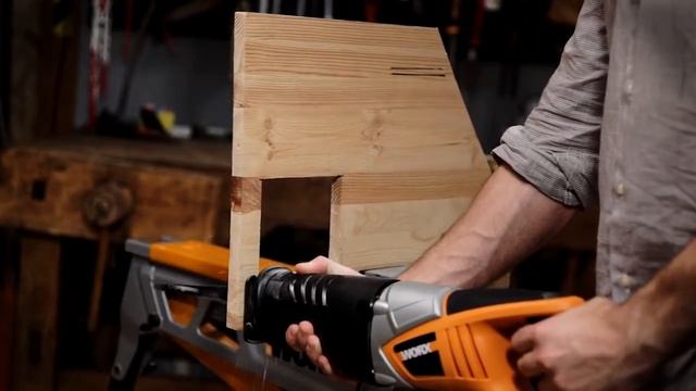 WORX WX80RS Säbelsäge - DEUTSCH - WWW.WORX.COM смотреть онлайн