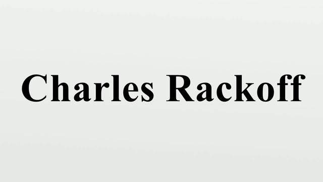 Charles Rackoff смотреть онлайн
