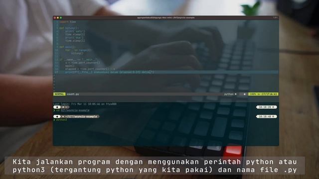 Pemrosesan concurrent menggunakan python asyncio смотреть онлайн