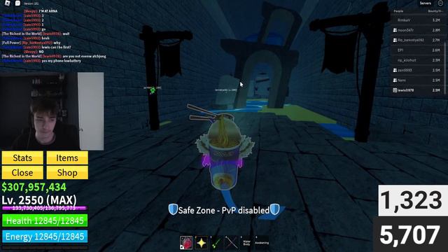 Live Blox Fruit Leviathan Hunt Getting 45th Leviathan Heart | ?BloxFruit to join смотреть онлайн