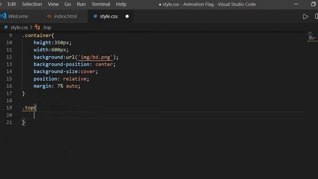 Animated Flag make using by HTML & CSS3. смотреть онлайн