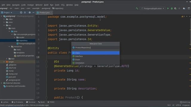 Connect a PostgreSQL database to a Spring Boot Application Tutorial смотреть онлайн