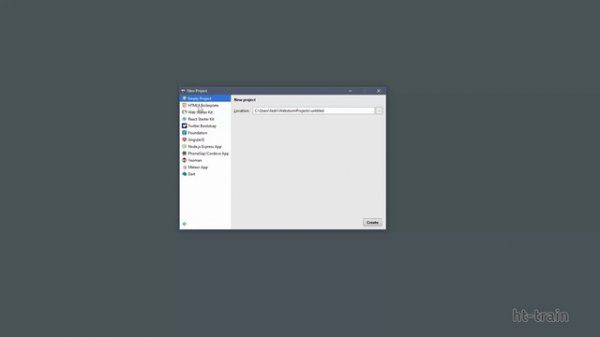 WebStorm - 006 - Первый запуск WebStorm