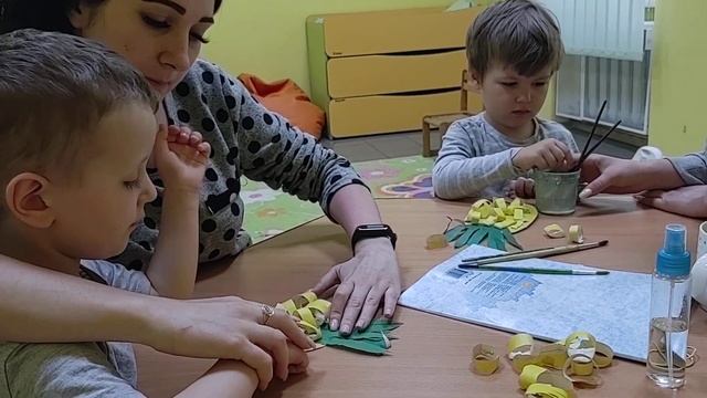 Ведагоша и Владик, Центр АВА-терапии Чернигов, аппликация. смотреть онлайн