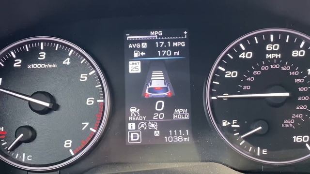 2020 Subaru Outback: Cruise Control Hold Mode смотреть онлайн