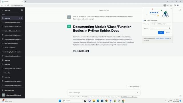 Documenting module class function bodies in Python Sphinx docs смотреть онлайн