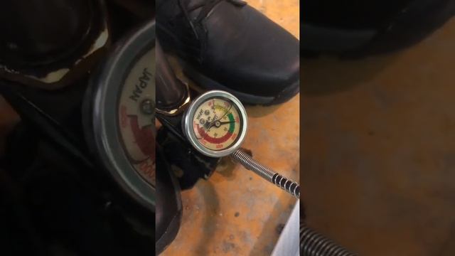 Заправка ПСП винтовки насосом высокого давления