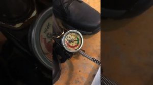 Заправка ПСП винтовки насосом высокого давления