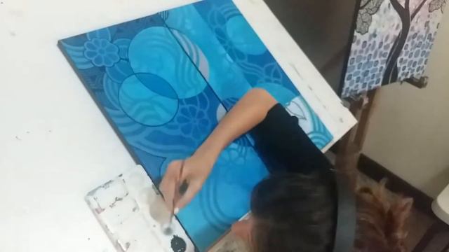 Time lapse Painting Abstract Art смотреть онлайн