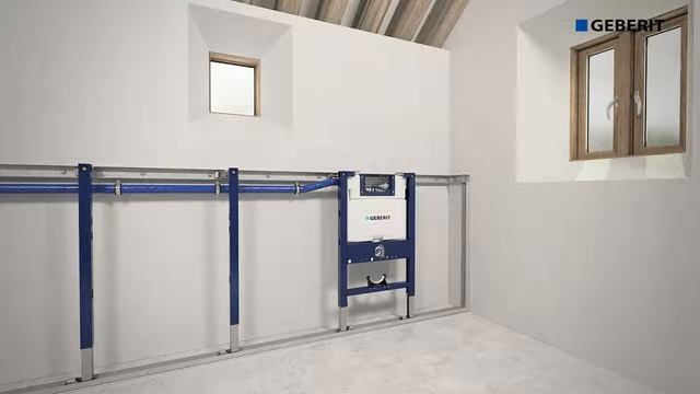 Geberit Duofix Omega Installation - способ установки инсталляции 80 и 98 см смотреть онлайн