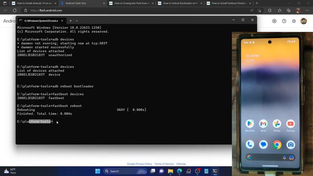 How to Downgrade from Android 14 to Android 13 via Android Flash Tool смотреть онлайн