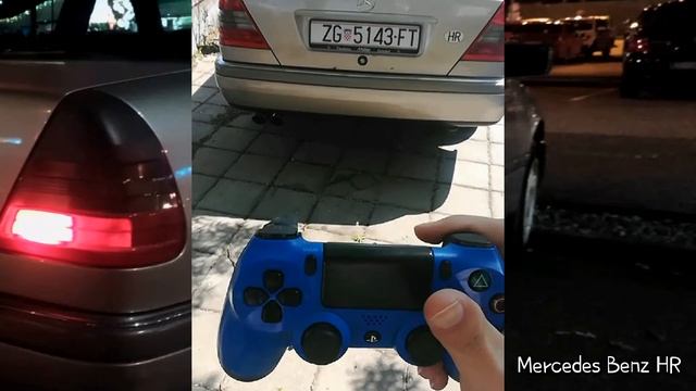 Mercedes benz c180 w202 "Connected to ps4 controller„ смотреть онлайн