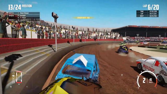 Banger Racing Crashes & Fails #8 - Wreckfest смотреть онлайн