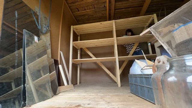 Сносим хозблок, строим стеллаж / Дашина дача 2022: выпуск 7 смотреть онлайн