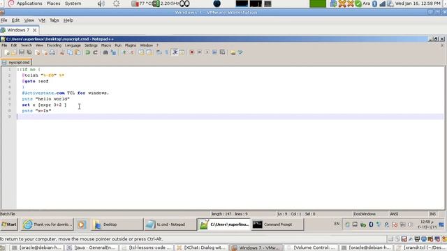 Programming in Tcl/Tk Lesson 1-appendix: Running TCL As Windows Batch File. (Arabic Version) смотреть онлайн
