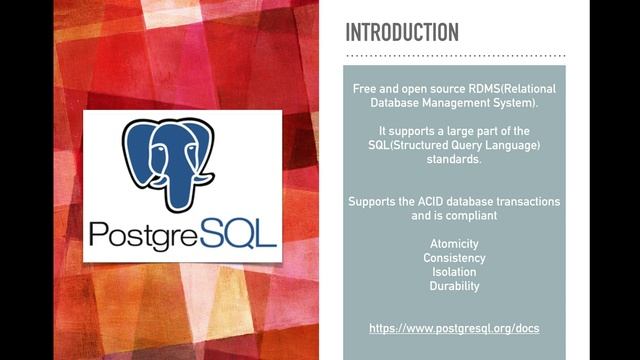 Intro to PostgreSQL смотреть онлайн
