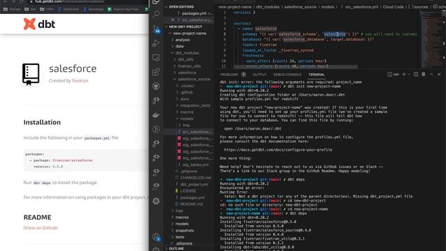 Salesforce dbt Package Setup смотреть онлайн