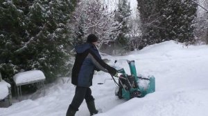 Снегоуборщик STEVIMAN в работе