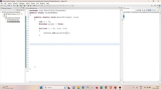 Prime Number Java Program with Interview Explaination | Prime Number Range Program | Hindi | Englis смотреть онлайн