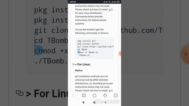 How to install TBomb with termux SMS bombing and call bombing смотреть онлайн