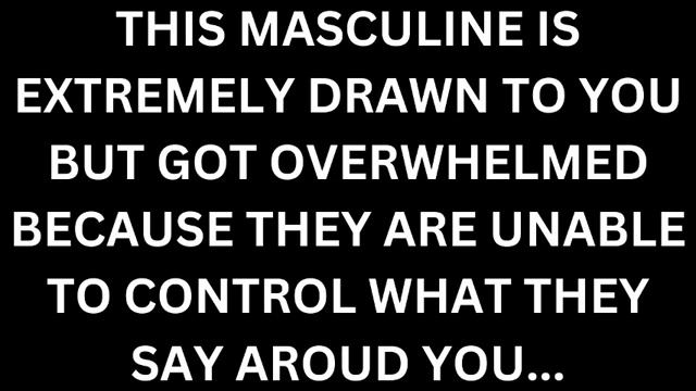 This Divine Masculine is Drawn to You But Feels Overwhelmed by This... [Divine Feminine Reading] смотреть онлайн