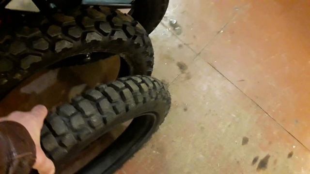 Эксперименты с покрышками на bajaj boxer 150x. смотреть онлайн