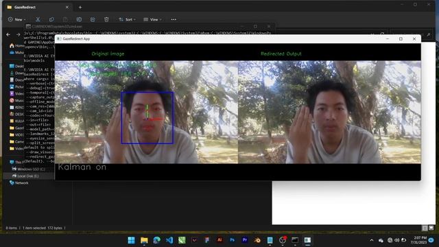 Nvidia AI EYE MANIPULATION Maxine AR SDK - GazeRedirect App - Live Deeplearning Demo Test смотреть онлайн