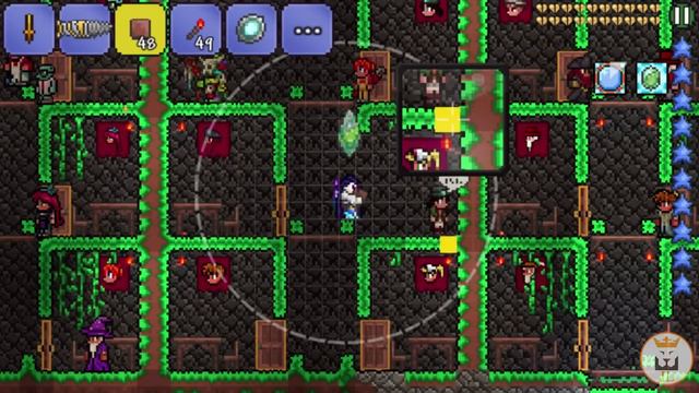 Let's Play Terraria (1.2.715) iOS/Android- How to Move the Witch Doctor to the Jungle! Episode 45 смотреть онлайн