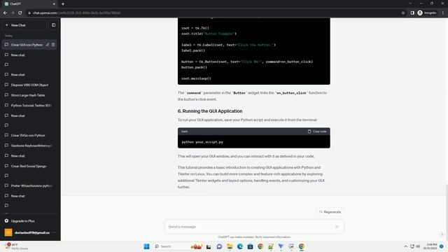 Creating GUI with Python in Linux смотреть онлайн